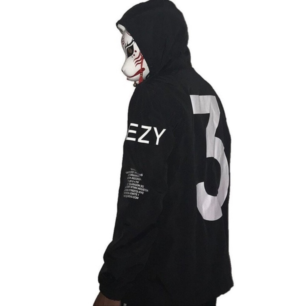 Yeezy Black Windbreaker Jacket - Picture 10 of 10